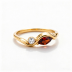 Personalized Mother&Daughter Infinity Birthstone Ring