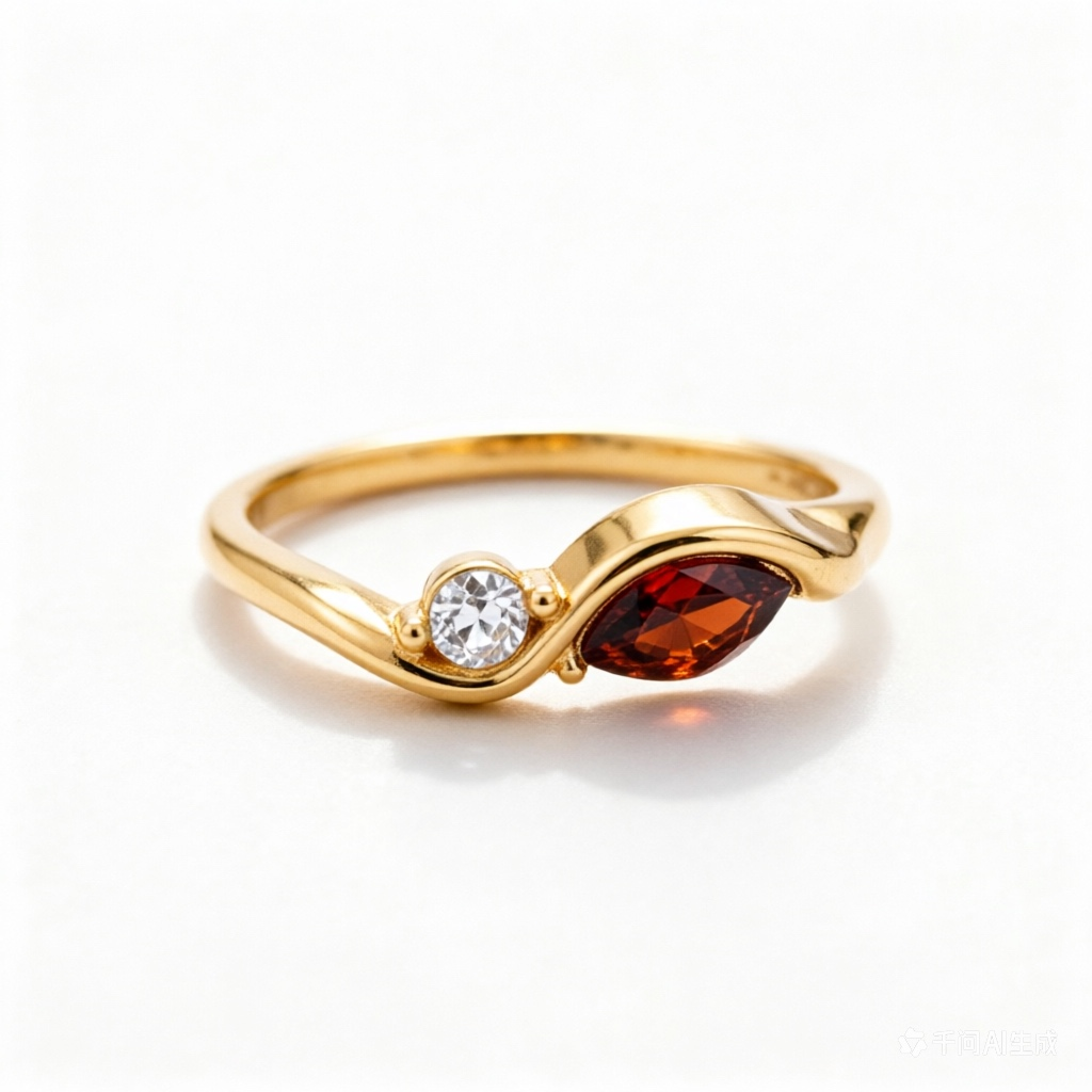 Personalized Mother&Daughter Infinity Birthstone Ring