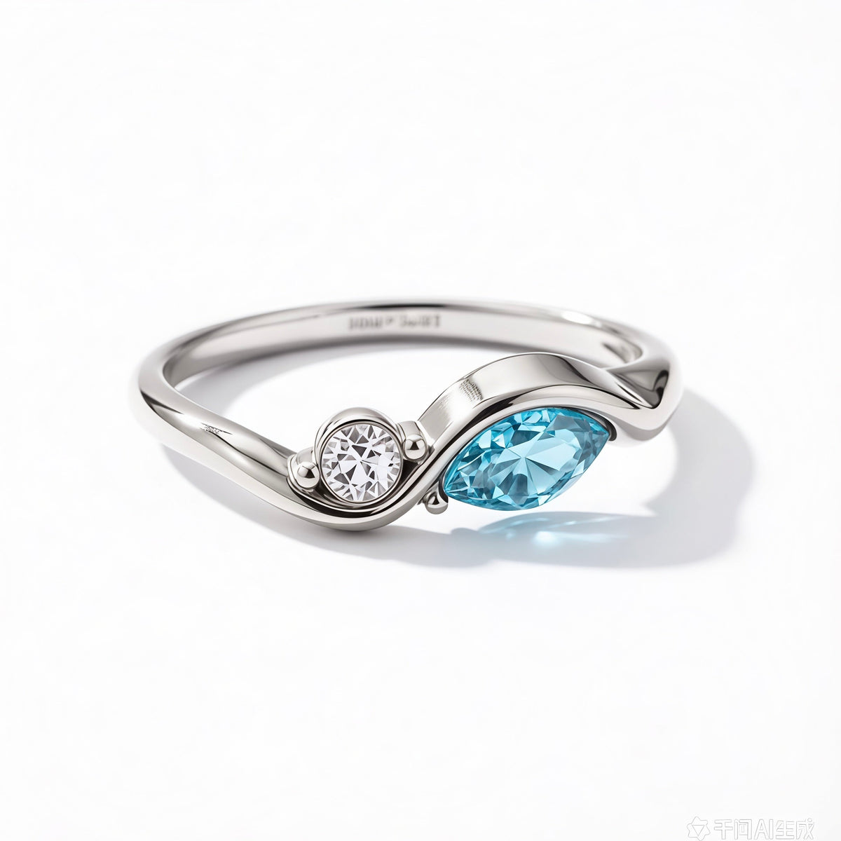 Personalized Mother&Daughter Infinity Birthstone Ring