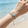 For My Soul Sister- Let Us Feel The Sunshine Together Sea Glass Bracelet