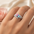I Love You Forever | Personalized Promise Birthstones Ring