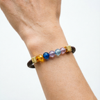 For Love- Personalized Birthstone Leather Bead Bracelet