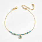 Mint Mambo — Minimalist Diamond Bead Chain