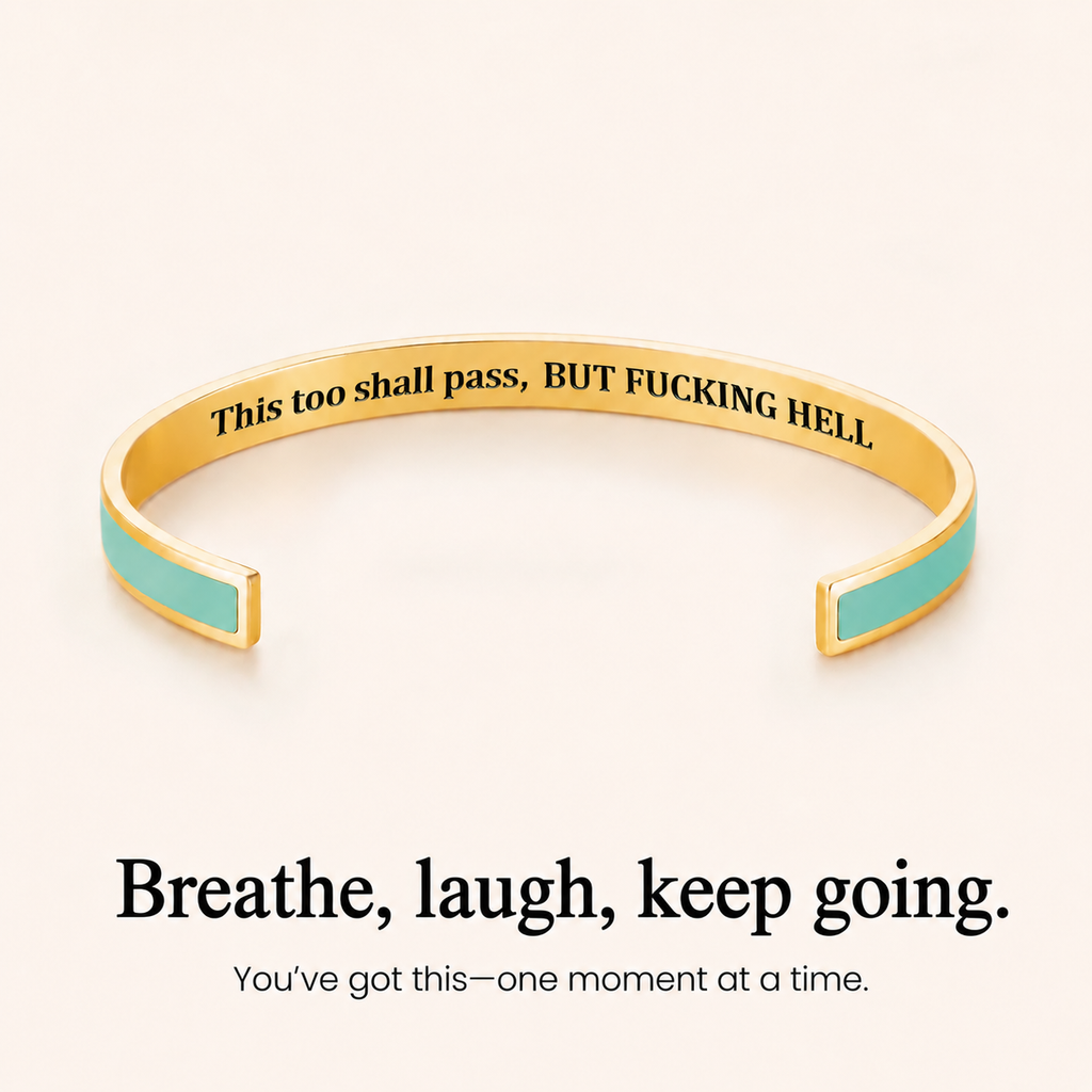 This Too Shall Pass Color Cuff Bracelet