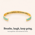 This Too Shall Pass Color Cuff Bracelet