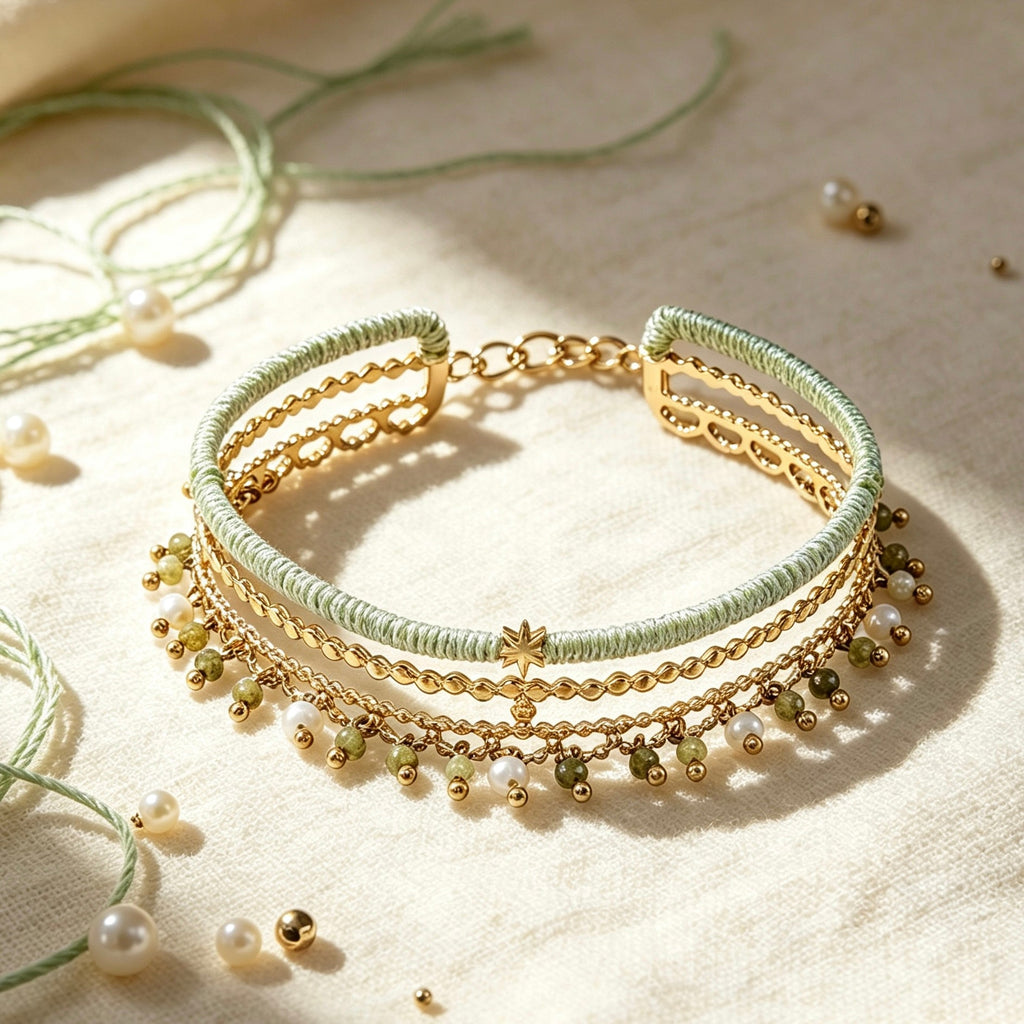 Ocean Breeze Boho Cuff Bracelet- Bring the Ocean With You