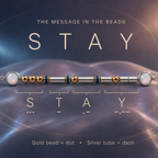 STAY | Starlight Signal Opal Morse Code Bracelet