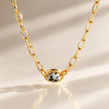 For the Mother You're Becoming-Dalmatian Jasper Egg Pendant Necklace