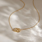 For My Granddaughter - Always Connected Sun & Moon Interlocking Necklace