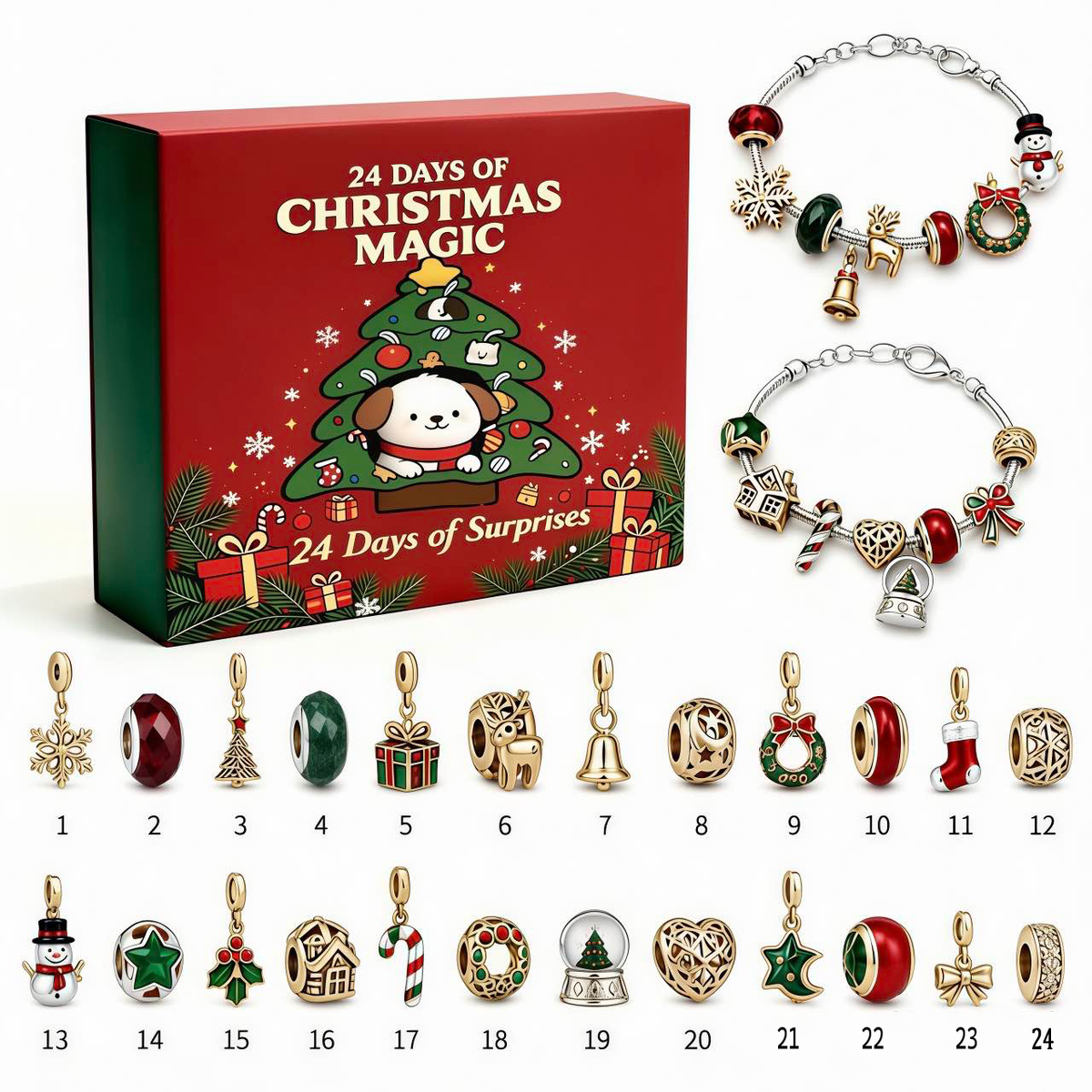 Christmas Charm Bracelet Advent Calendar — 3