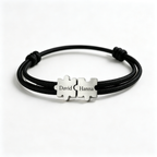 Couple Puzzle Personalized Name Bracelet — 2