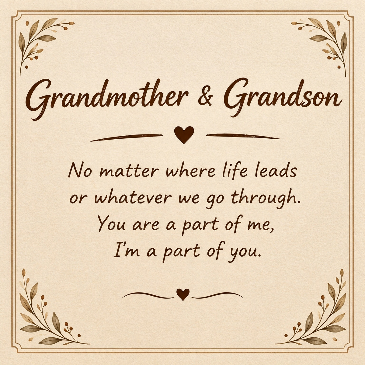 Grandmother & Grandson Personalized Name Bracelet — 8