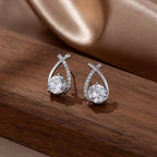 Mermaid Tail Sparkle Stud Earrings — 1