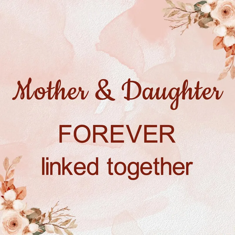 Mother & Daughter Double Heart Birthstone Cuff — 8