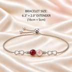 Mother & Daughter Infinity Birthstone Bracelet — 4