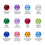 Mother & Daughter Infinity Birthstone Bracelet — 5