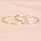 Mother & Daughter Love Knot Bangle — 3