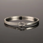 Mother & Daughter Love Knot Bangle — 6