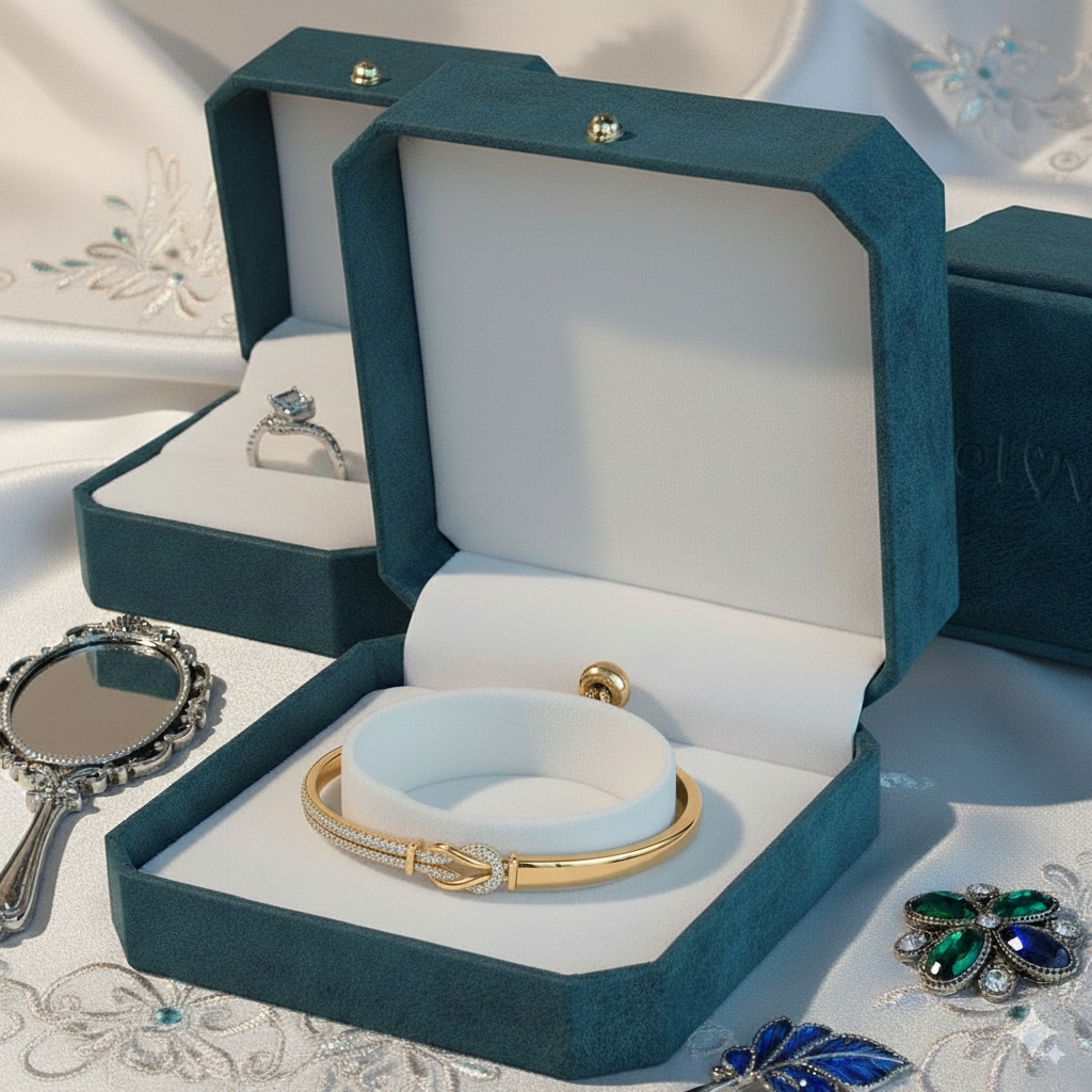 Mother & Daughter Love Knot Bangle — 10
