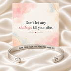Officially Done Engraved Mantra Cuff — 6