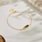 Peas in a Pod Birthstone Bracelet — 5