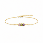 Peas in a Pod Birthstone Bracelet — 8