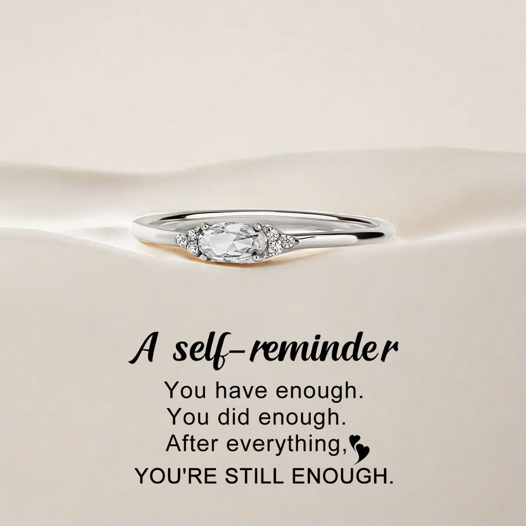 Still Enough diamond thin ring detail 1
