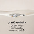 Still Enough diamond thin ring detail 1