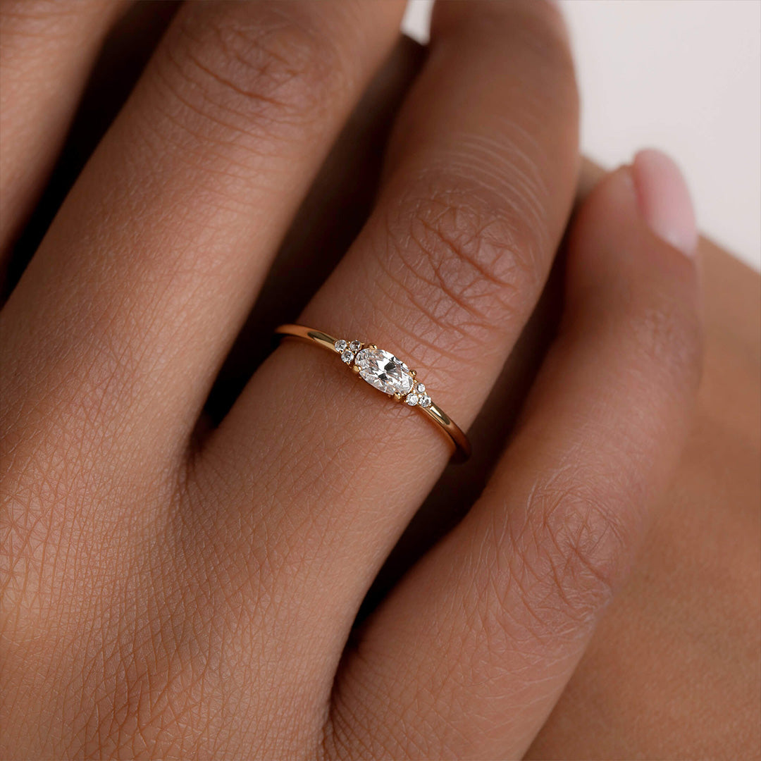 Still Enough diamond thin ring detail 3