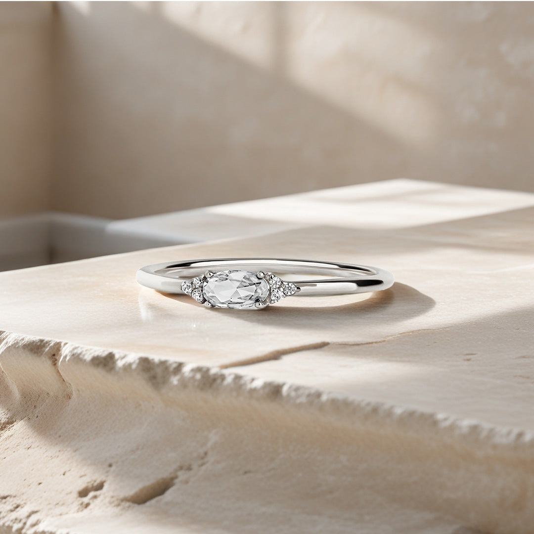 Still Enough diamond thin ring detail 5
